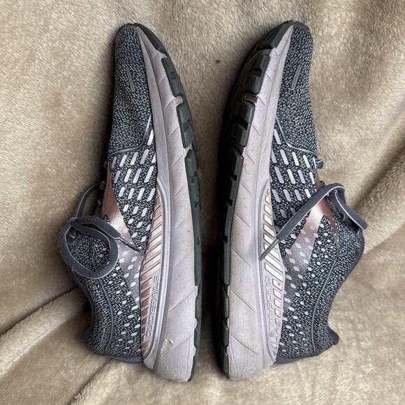 Brooks Adrenaline GTS 21 Gray Running Athletic Shoes Sneakers Women's Size 9.5 B - Picture 5 of 8